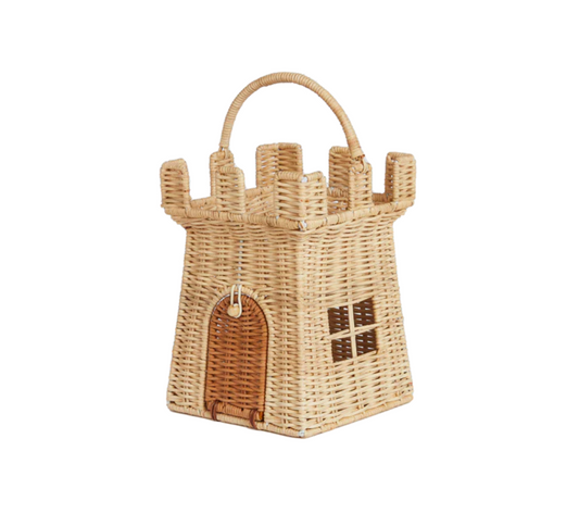 Olli Ella Rattan Castle Bag