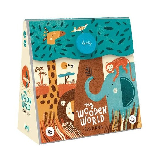 Wooden Toy - My Wooden World Savanna By Londji