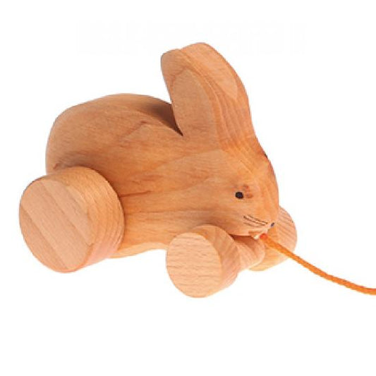 Pull Along Bobbing Rabbit By GRIMM'S SPIEL & HOLZ DESIGN