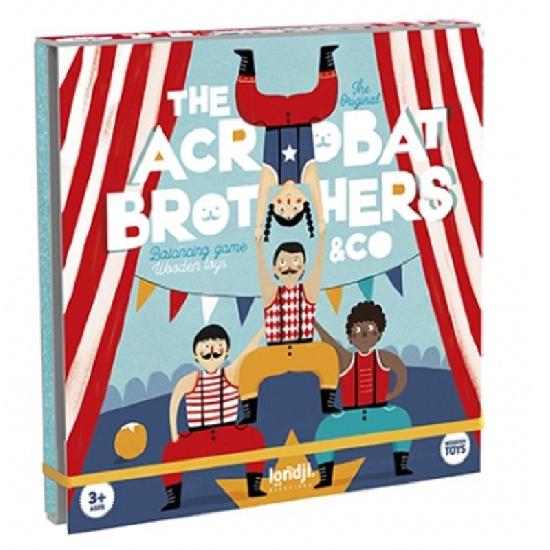 Wooden Toy - Acrobat Brothers NEW FORMAT By Londji and Can Seixanta