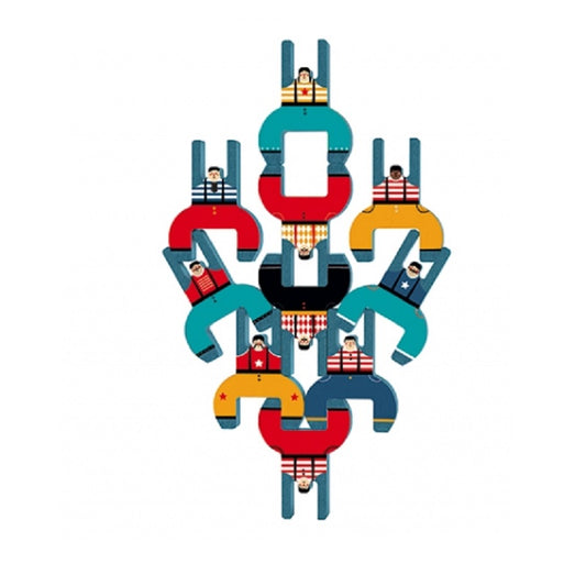 Wooden Toy - Acrobat Brothers NEW FORMAT By Londji and Can Seixanta