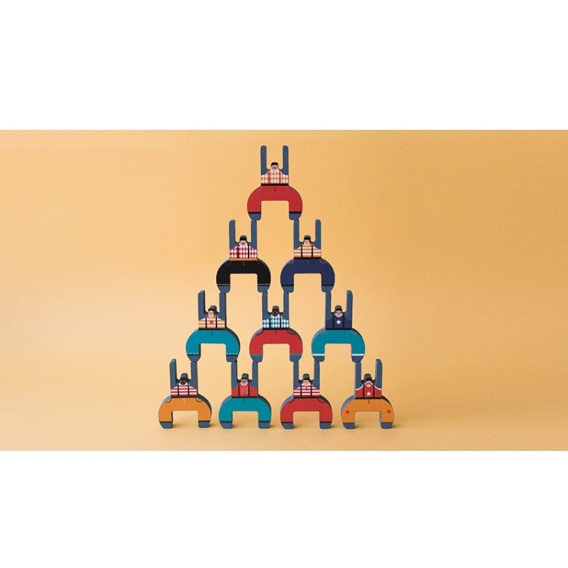 Wooden Toy - Acrobat Brothers NEW FORMAT By Londji and Can Seixanta